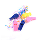 5Pcs/lot Plastic Whistle Lanyard Children Kids Party Bag Filler Toys MME