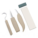 Wood Carving Chisel Tools 5pcs Set Steel Woodworking Whittling Cutter Tool