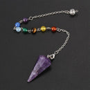 Aura treatment crystal exploration point pendant divination metaphysics spi F2U1