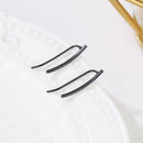 Creative Simple Earring For Women Exquisite Minimalist Line Bar Surface Cuf