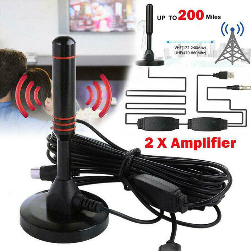 30dbi Powerful DVB-T2 HD antenna DVBT DAB rod antenna + 1x amplif Pf