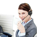 4-Pin RJ9 Call Center Office Noise Cancelling Corded Headset Headphone with