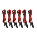 6 Pieces 78.7In 18AWG Harness Panel SAE Connector Extension Line Adapter