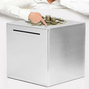 Safe Piggy Bank Made of Stainless Steel,Safe Box Money Savings Bank for Kid