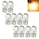 T10 501 W5W Car Auto Interior Side Lights Dashboard Dash Panel Gauge Bulbs x10