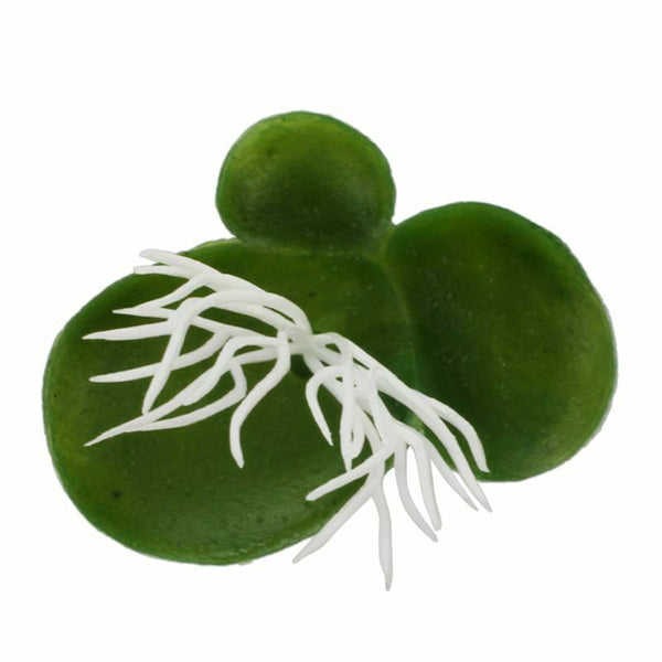 Aquarium Artificial Duckweed Floating Plastic Green White Plant B9K9