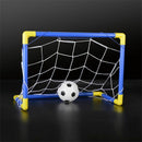 Indoor Mini Folding Football Soccer Ball Goal Post Net Set+Pump Kids Sport