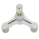 B22 to 3E27 & 5E27 Screw Socket Splitter Converter LED Light Bulb Adapter