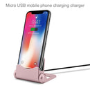 New rotatable mobile phone charging base with line charger desktop stand ch