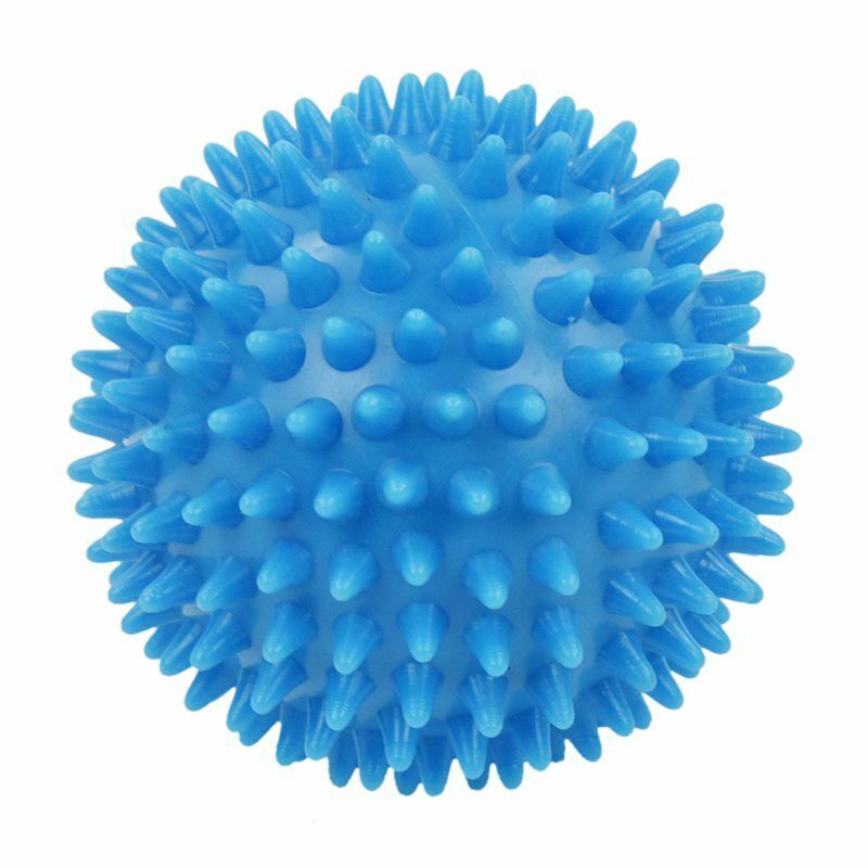 Spiky Massage Ball, Hard Stress Ball 7.5cm for Fitness Sport Exercise (sky bS2I9