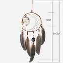 Dream Catcher With Feathers Wooden Owl Wall Hanging Ornament Bedroom Gift Decor