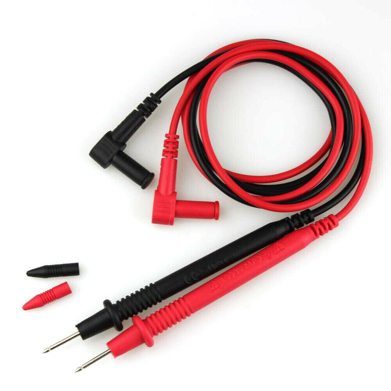 Digital LCD Clamp Multimeter Voltmeter Ammeter Ohmmeter Volt Tester Red