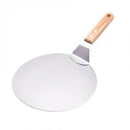Stainless Steel Pizza Peel Shovel With Wooden Handle Cake Shovel Baking Too