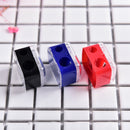 Precision Cosmetic Pencil 2 Holes Sharpener for Eyebrow Lip Liner Eyeliner FT