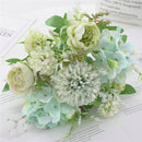 Simulation 7 head Peony Hand Flowers 32cm f/ Photo Prop Decoration 2pcs
