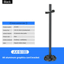 AX-B100 Aluminum Alloy Graphics Card Holder GPU Video Card Bracket (Black) A