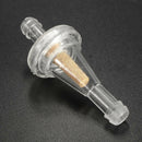 10x 1/4'' Universal Clear Inline Gas Fuel Filter For Golf Cart Kawasaki BX