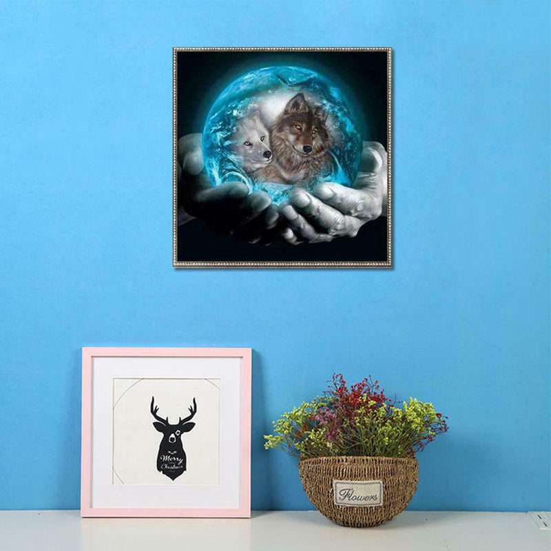 Wolf 5D Full Drill Diamond Painting Embroidery DIY Cross Stitch Home Decor