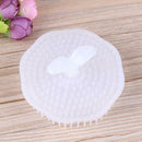 2pcs White Washing Hair Cleaner Brushes Shampoo Scalp Massage Comb