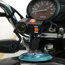 CS-588A1 Motorcycle USB Charger Cigarette Lighter Socket w/Switch Voltmeter