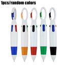 1pc Cartoon Keychain Ballpoint Pen Randomcolor Press Ballpoint Pen Pen Q3O1