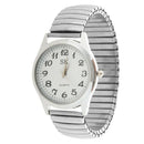 Big Numbers Stretchy Steel Men Lady Sports Wrist Watch 1.4" H9O7
