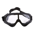 Sports Racing Goggles Eyewear w/ Clear Lens for Motorcycle ATV Dirt Bike