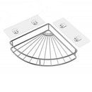 Corner Shelf Bathroom Adhesive Shower Caddy Basket Wall Mounted Storage OrgaY9H2