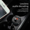 Car FM Transmitter BT4.2 Wireless 2.1A Quick Charge USB Charger MP3 Player Black