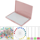 Magnetic Needle Storage Box Manual Insert Needle Embroidery Organizer Contain Gw