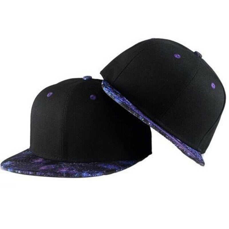 New Men's Fashion Bboy Brim Adjustable Baseball Cap Snapback Hip-hop Hat