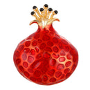 Enamel Pomegranate Brooch Pin Lapel Fruit Pin Gift Badge Buckle Collar Jewelry Z