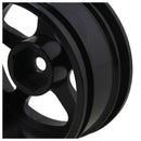 4PCS RC Black Wheel Rim with 5-Spoke plastic DIA 52mm Fits for 1/10 On-road