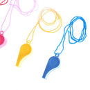5Pcs/lot Plastic Whistle Wanyard Children Kids Party Bag Filler Outdoor LJ