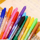 12x Art Graphic Drawing Dual Twin Tip Brush Sketch Manga Water Color Mark HTW