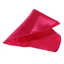 Hot Pink 8.5 Inch Square Satin Hanky Handkerchief for Men