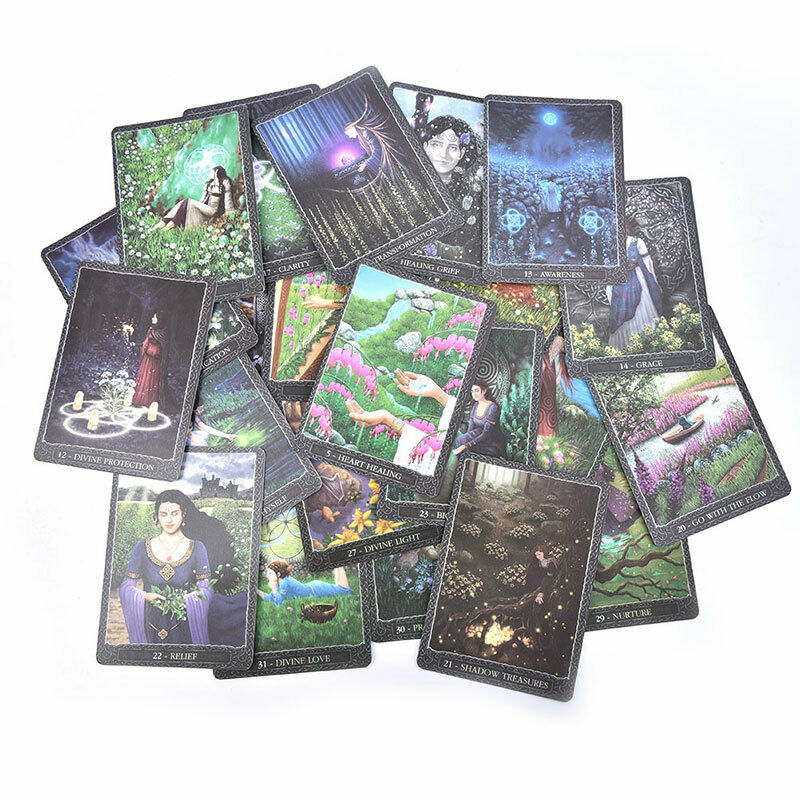32PCS/Set Earth Wisdom Oracle Tarot Cards English Tarot Game Card Friend Par Hn