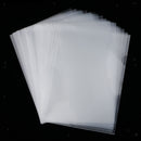 60-pack L-Type Clear Plastic Document Folder A4 Binder Pockets Easy to Carry