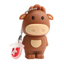128MB Rabbit Shape Flash Drive, Chinese Zodiac Animal Cute Cow USB 2.0 Thumb