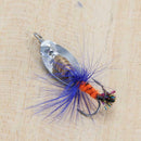 4pcs Spinner Bait Spoon Lure Fishing Artificial Baits Hard Lures Hooks