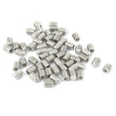 M3x4mm Stainless Steel Hex Socket Set Cap Point Grub Screws 50pcs T7U3