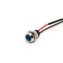 5X 12V 8mm LED Indicator Warning Light Lamp Bulb Pilot Dash Panel Car Truck Boat