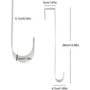 2PCS Metal Wreath Hanger over the Door Hooks Christmas Garland Holders Seas V6Z3