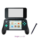 3 in 1 Hand Grip+Crystal Case+Plastic Stylus Pen for Nintendo NEW 2DS LL XL Set