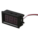 Mini voltmeter tester Digital voltage test battery DC 0-30V red auto car A8K7