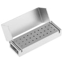 30 Holes Dental Bur Holder Block Case Autoclave Disinfection Box