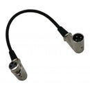 Custom Right Angle 90degree XLR Male To Female Microphone Audio Cable Patch