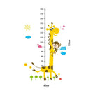 Cartoon Giraffe Height Stickers Wall Stickers Kindergarten Kids Room Decor A