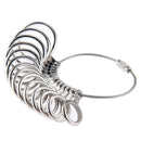 Ring Size Metal Stick Finger Gauge Ring Sizer Measuring Jewelry Tool Set  U5
