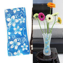 Color Random 2X Foldable Plastic Unbreakable Reusable Flower Home Decor Vase JR